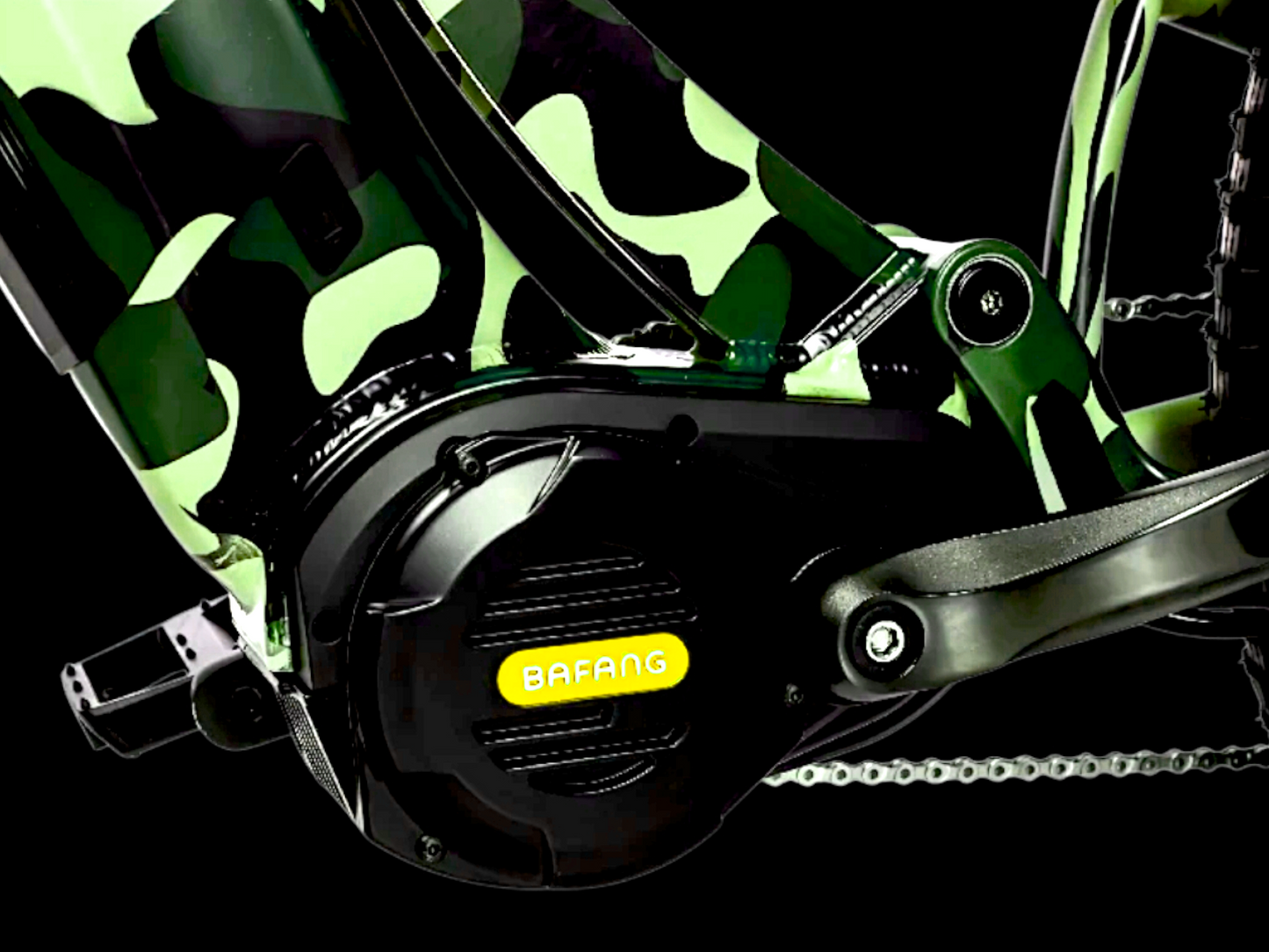 JB-TDE58Z-F Mid-Drive Long Range eBike in Green Camo from $79/month