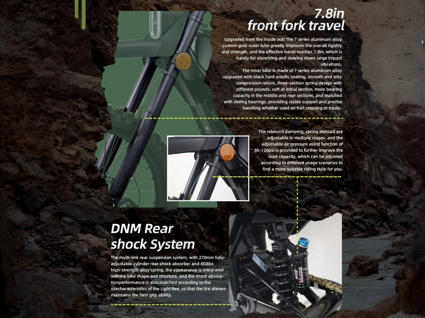 K8 Pro Electric Dirt Bike-Long Range, Samsung Lithium Battery, 275 lb.ft. of torque for $99/month